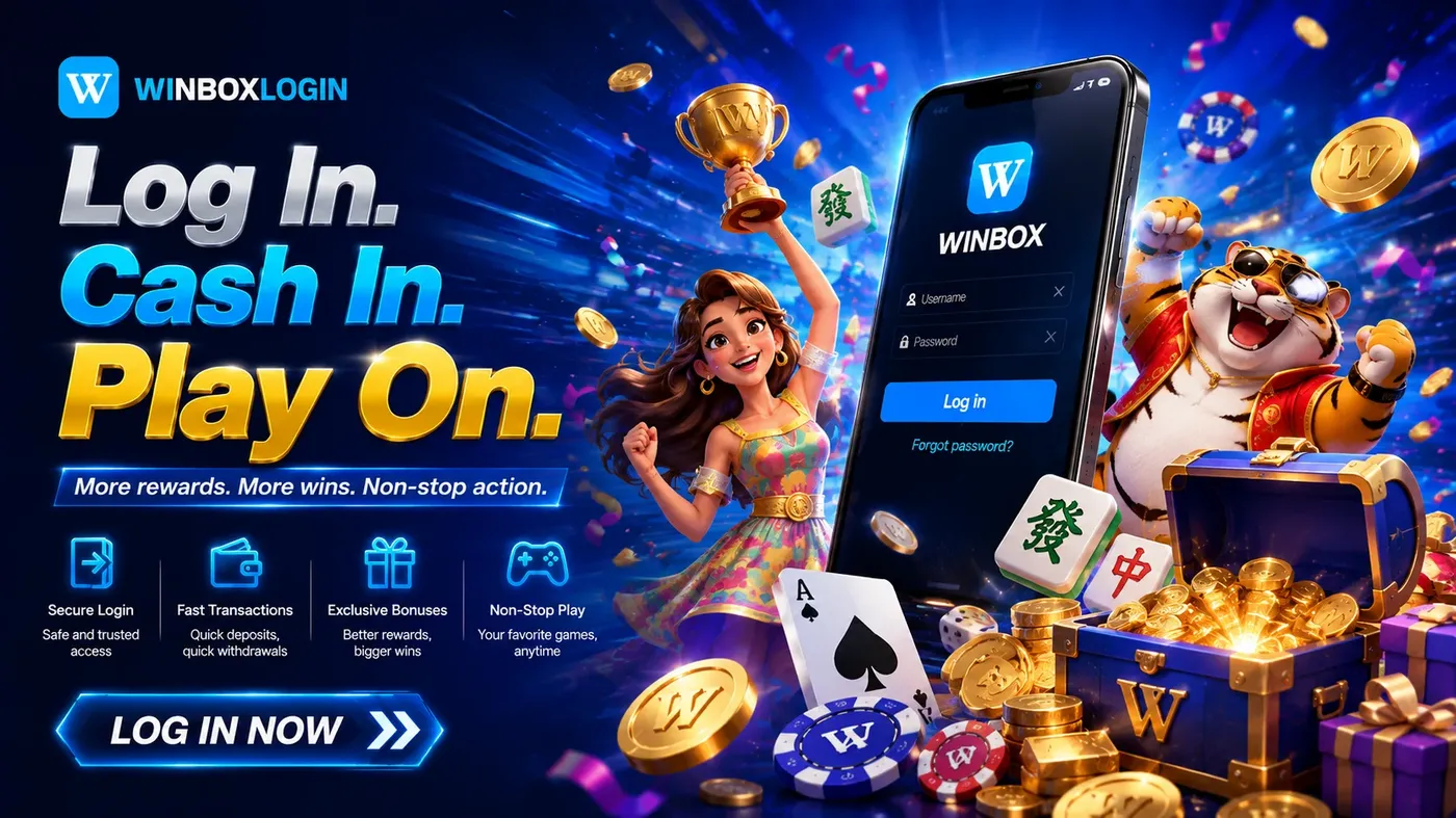 Log in and cash in your Winbox rewards